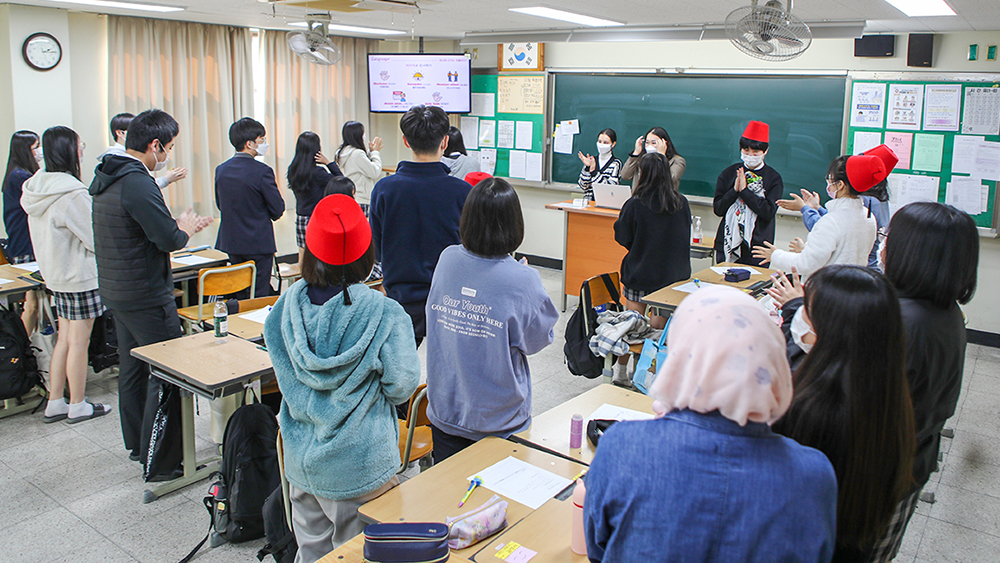 외국인 유학생들 ‘글로벌 문화 소통’ 일일교사 나서